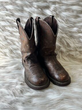 Justin Gypsy Roper Boots Women's 7B Round toe